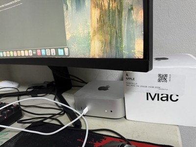 Apple Mac mini Desktop M4 chip 16GB Memory 256GB SSD Silver