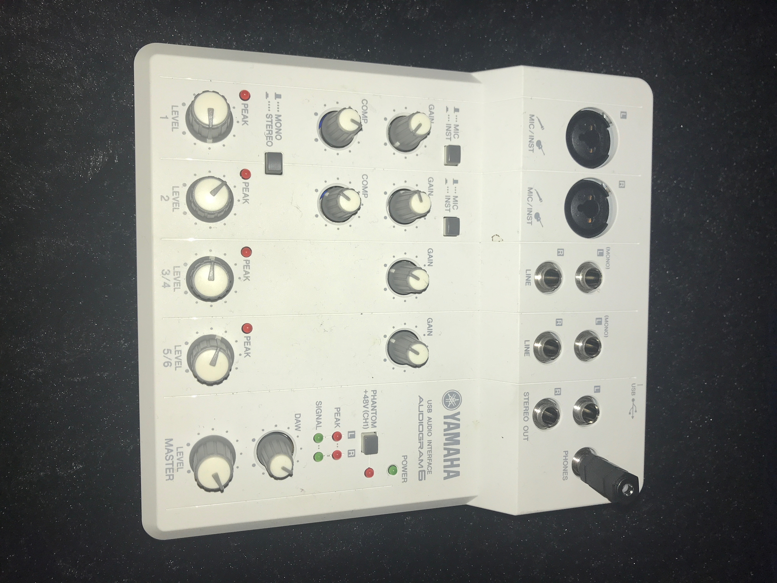 Yamaha Audiogram 6 Analog Recording USB Interface W/Cable