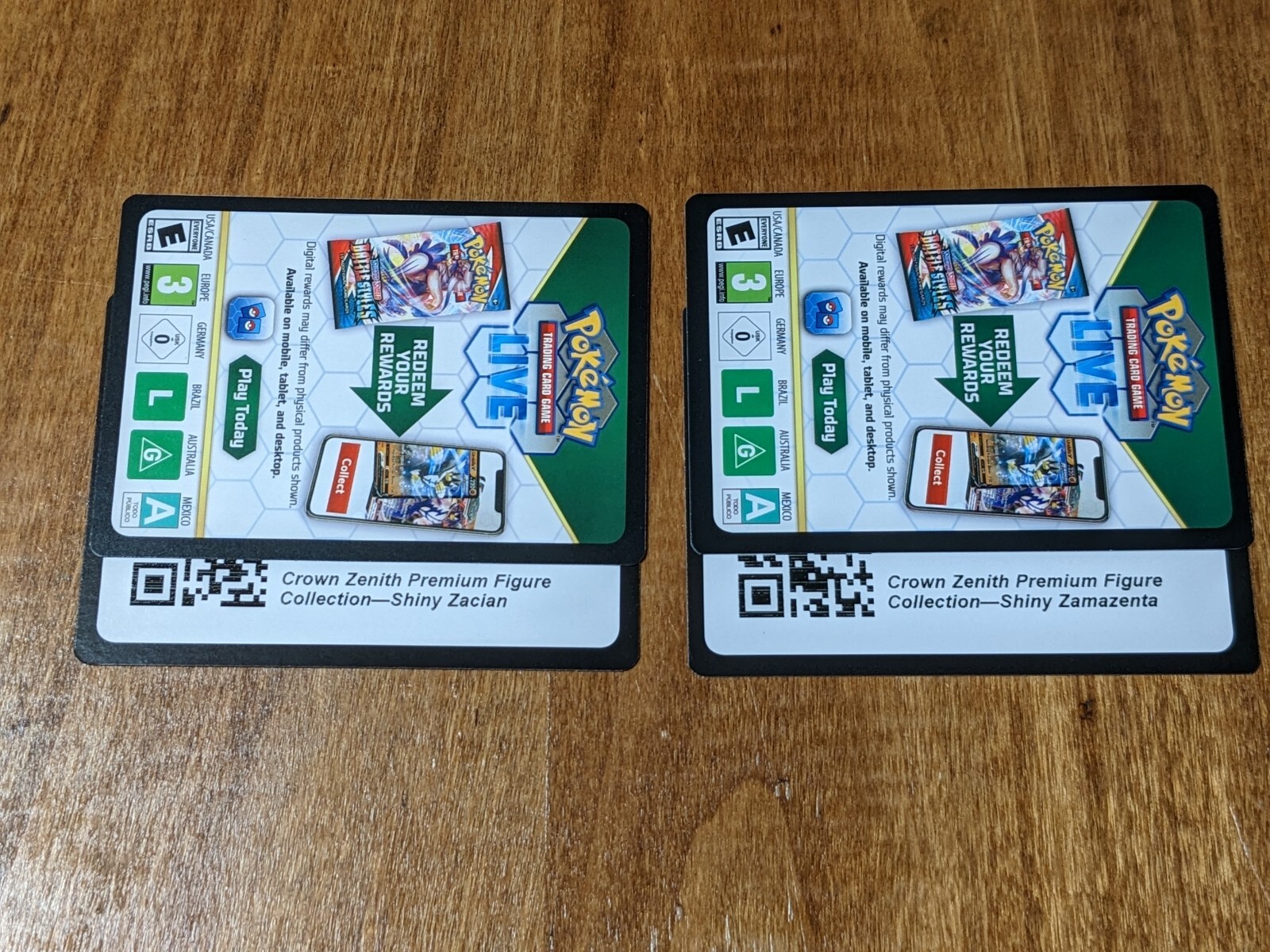 Crown Zenith Premium Figure Collection Zacian & Zamazenta Pokemon