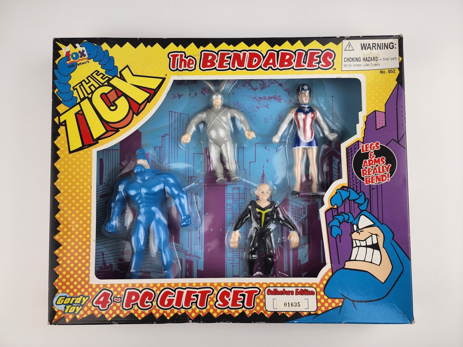 The Tick Bendables 4 pc. action figure set Gordy Toy New Sealed | eBay