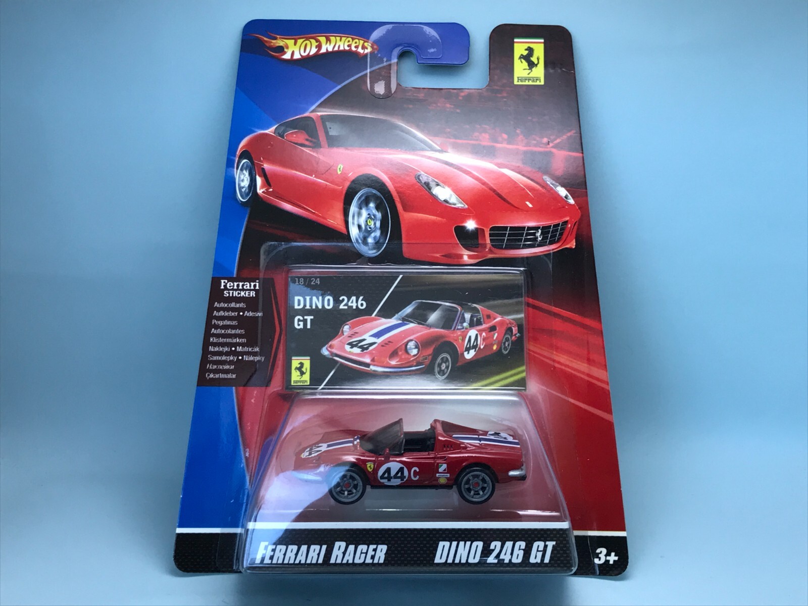 Hot Wheels 1/64 Ferrari Racer Dino 246 GT, carded | eBay