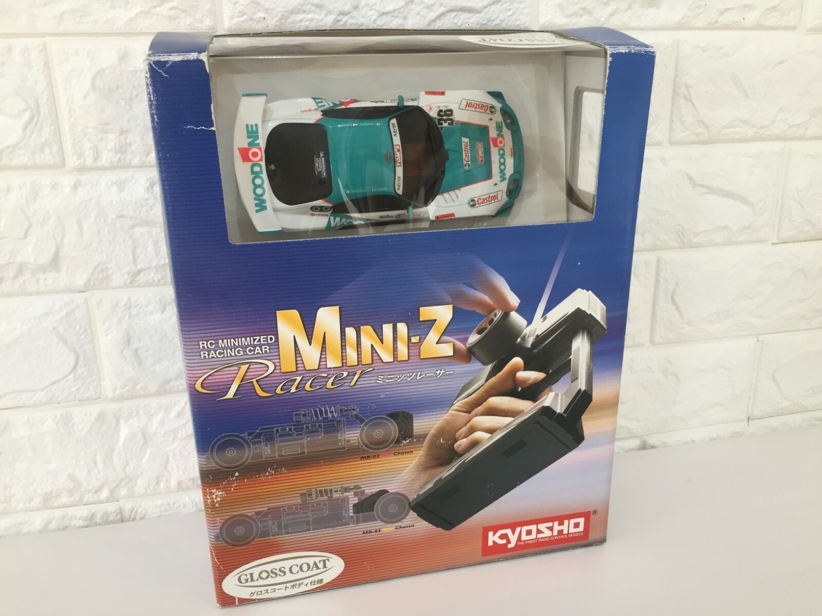 OLD Super Rare Kyosho MINI-Z Racer readyset WOODONE TOM'S SUPRA