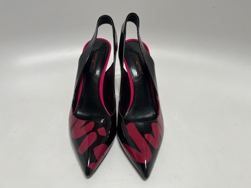 Vtg LOUIS VUITTON PATENT LEATHER STEPHEN SPROUSE GRAFFITI