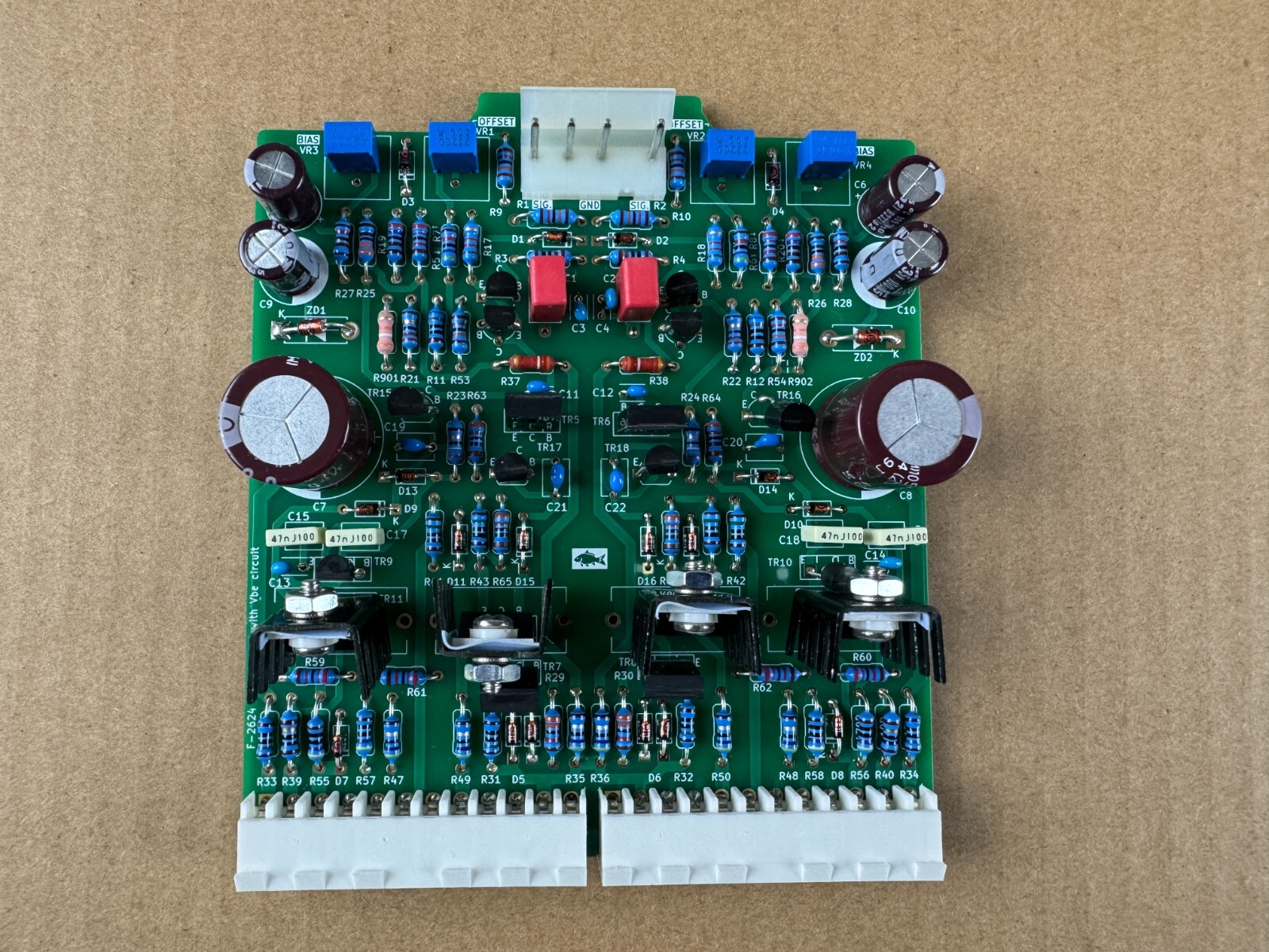 New Sansui F-2624 Driver Board COMPLETELY BUILT 8080DB 9090DB 7070