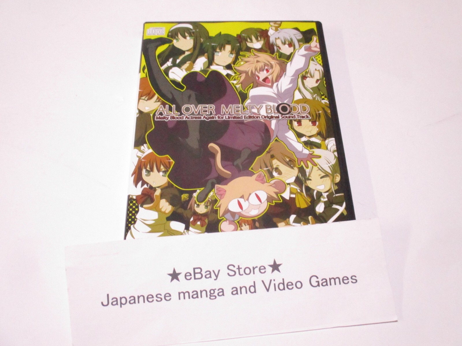 MELTY BLOOD Original Soundtrack CD ALL OVER MELTY BLOOD Soundtrack