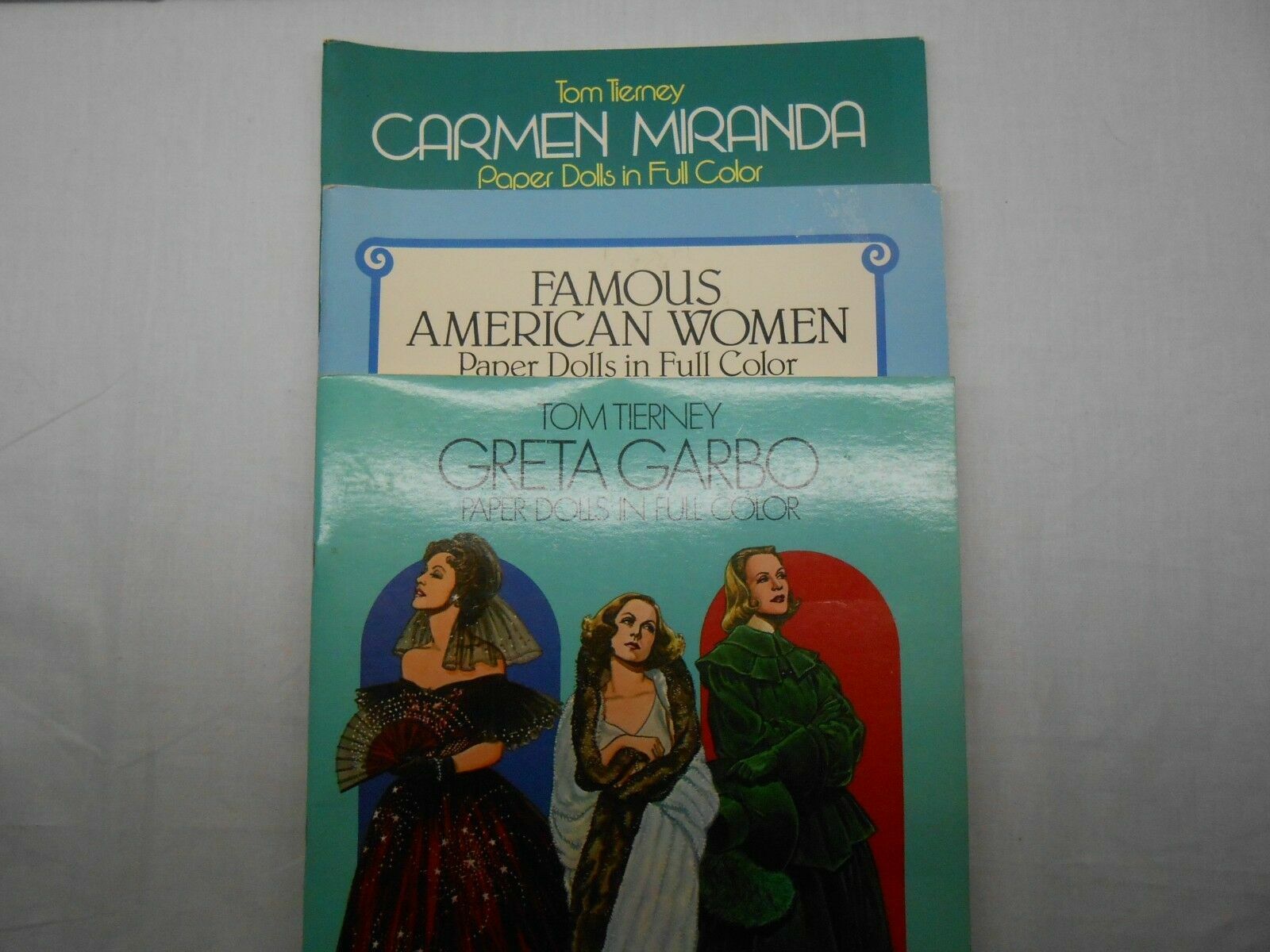 Lot of 3 Tom Tierney Paper Doll Books | eBay