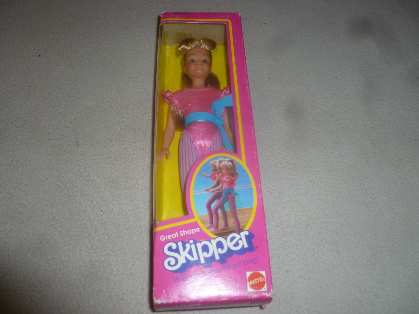 NEW BARBIE GREAT SHAPE SKIPPER MATTEL 1983 NIB NO. 7417 VINTAGE