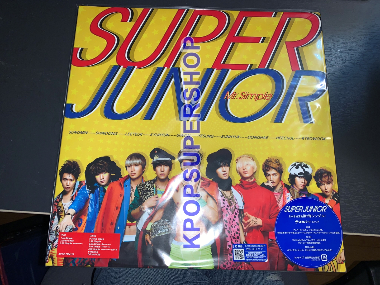Super Junior Single Album Mr. Simple CD DVD Japan Version New