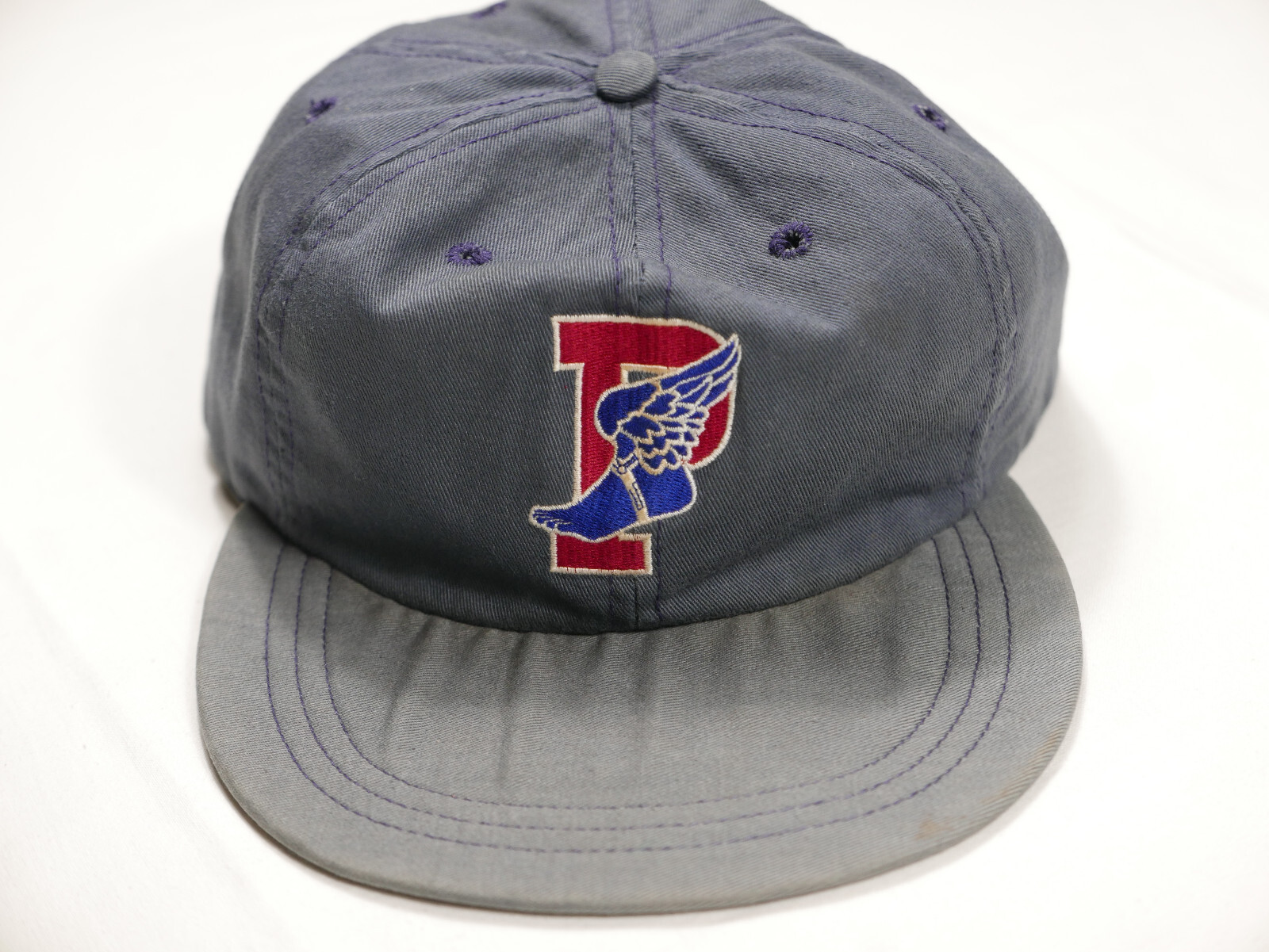 Polo Ralph Lauren Cap Hat Stadium 1992 P Wing Long Bill Vintage