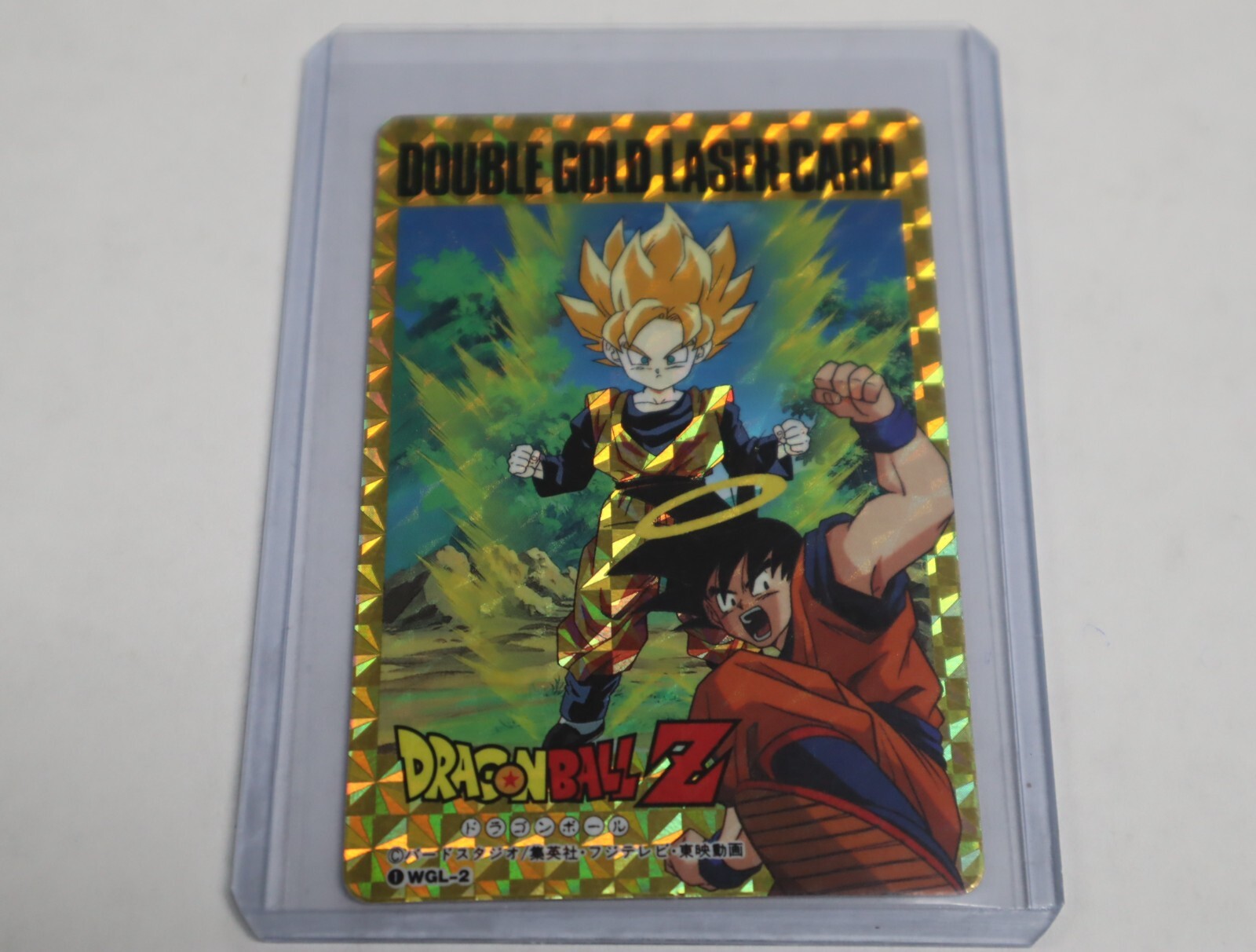 ドラゴンボール カードダス WGL-2 ダブルゴールドレザーカード ごてん