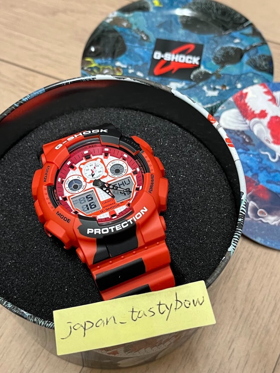 CASIO Watch G-SHOCK GA-100JK-4AJR Men's Red | eBay