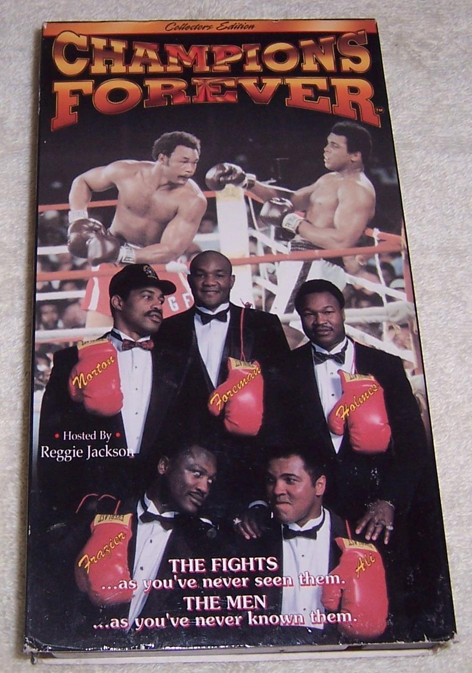 Champions Forever VHS Video boxing Muhammed Ali George Foreman