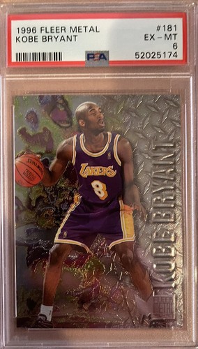 KOBE BRYANT 1996-97 NBA FLEER METAL #181 Rookie Card 📈$INVESTMENT