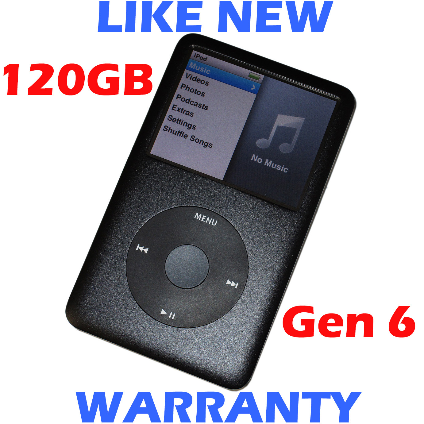 Apple iPod classic 120GB（MB562J) Black .: Music Player