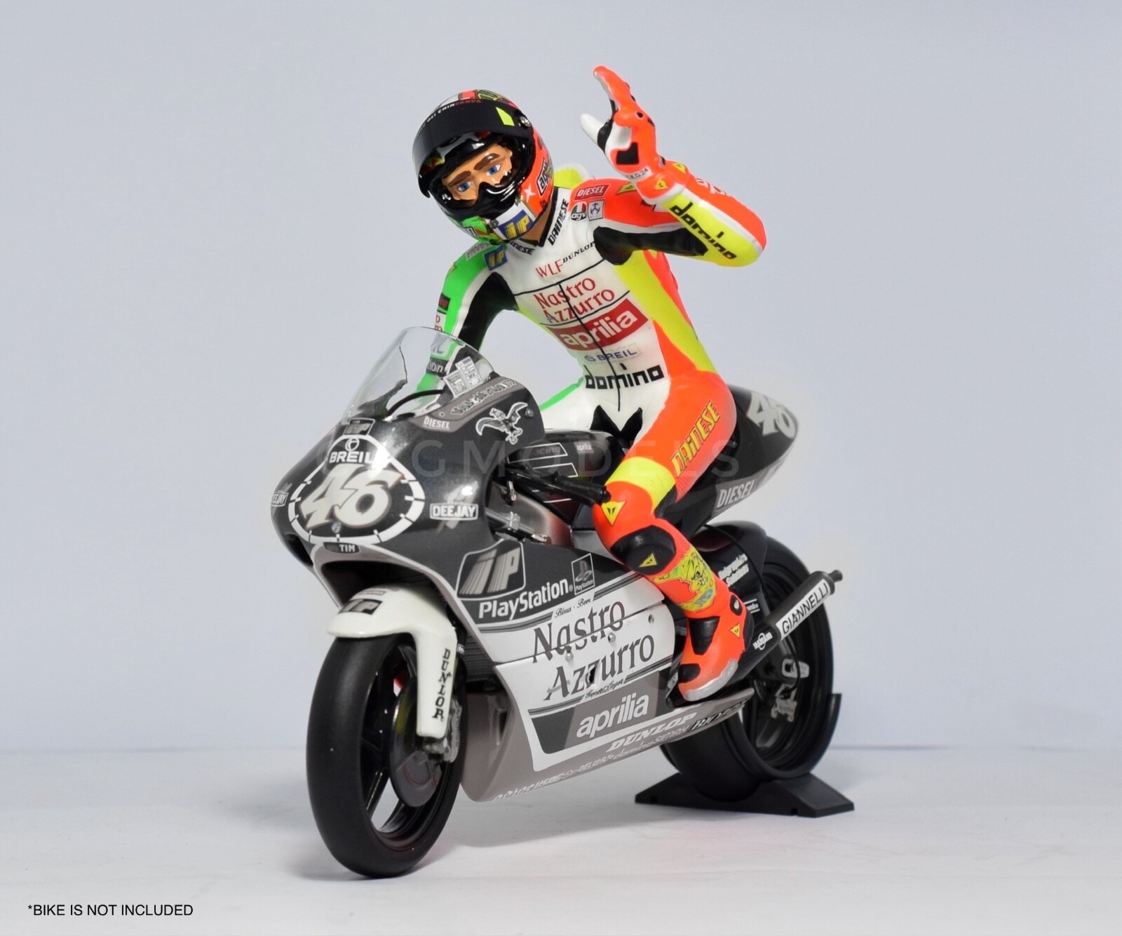 1/12 VR46 バレンティーノ・ロッシ フィギュアとバイクセット 1/12