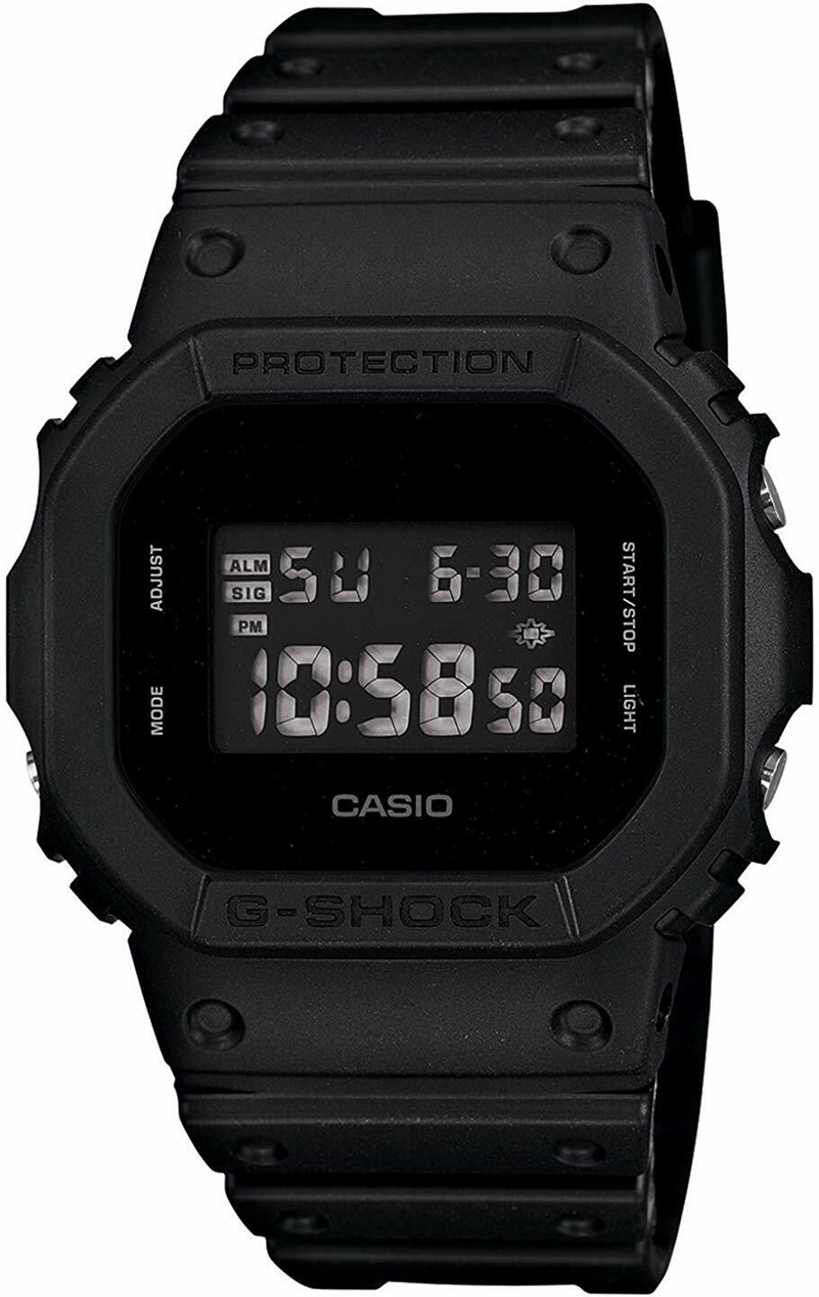 Casio G-Shock DW-5600BB-1 Black Resin Digital Men's Watch | eBay