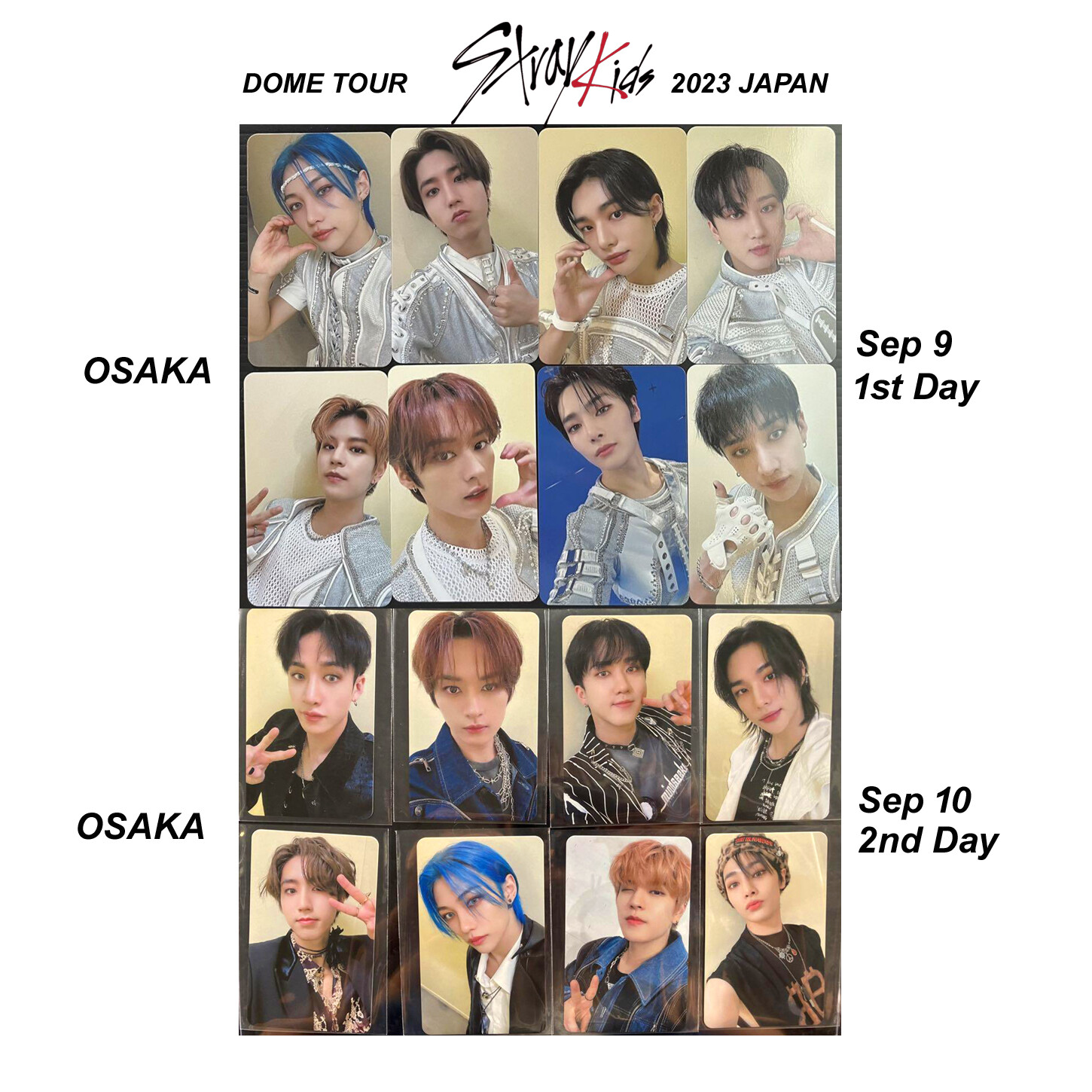 Stray Kids 5-STAR Dome Tour 2023 JAPAN OSAKA 1st 2nd Day Limited
