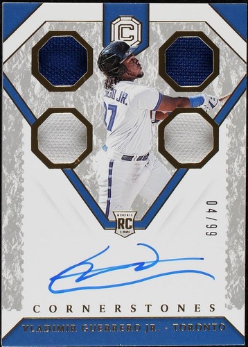 2019 Panini Chronicles Unparalleled Vladimir Guerrero Jr RC Blue