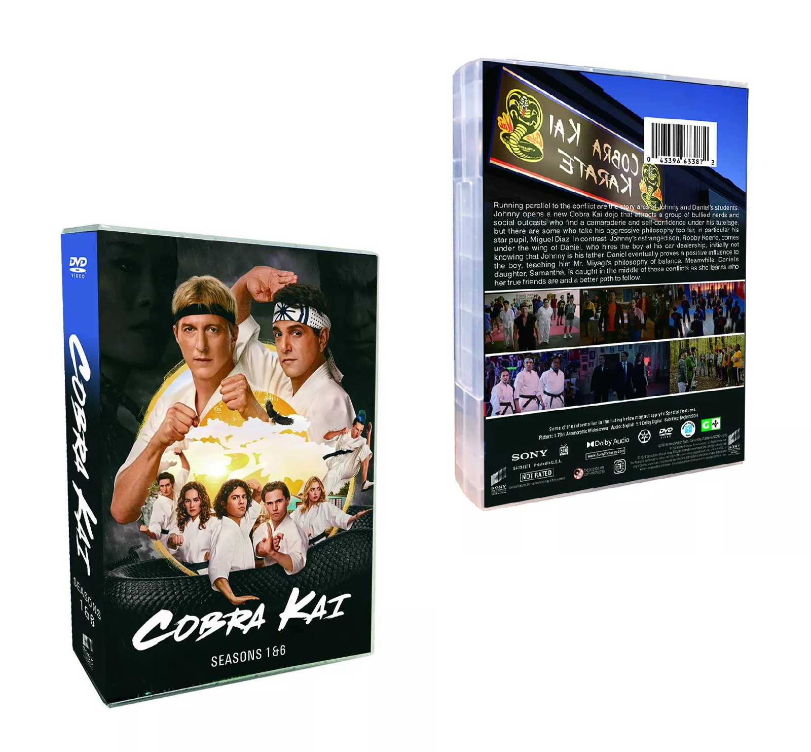 COBRA KAI Seasons 1-6 (DVD) (Season 6 part 1+2+3) BOX-SET | eBay