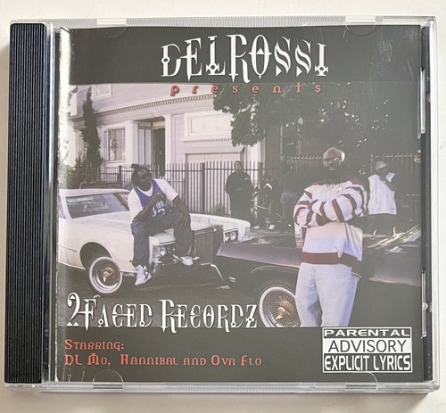 Delrossi Presents 2 Faced Recordz RARE OOP Bay Area Gangsta Rap CD