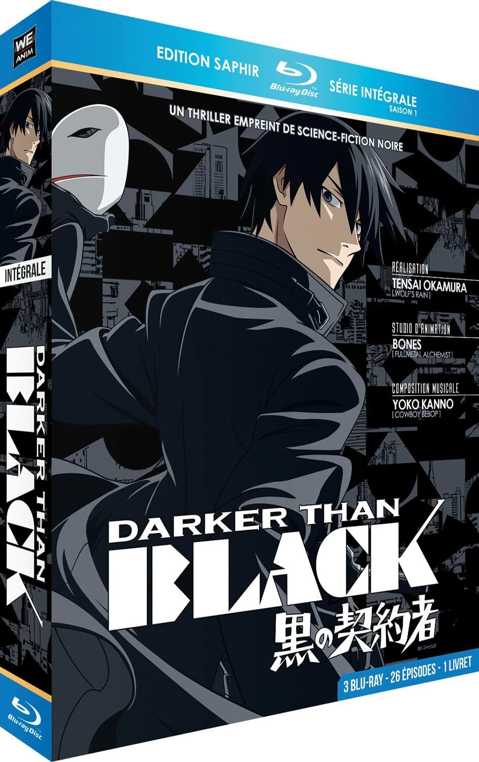 DARKER THAN BLACK Black contractor Blu-ray box NEW Japanese french
