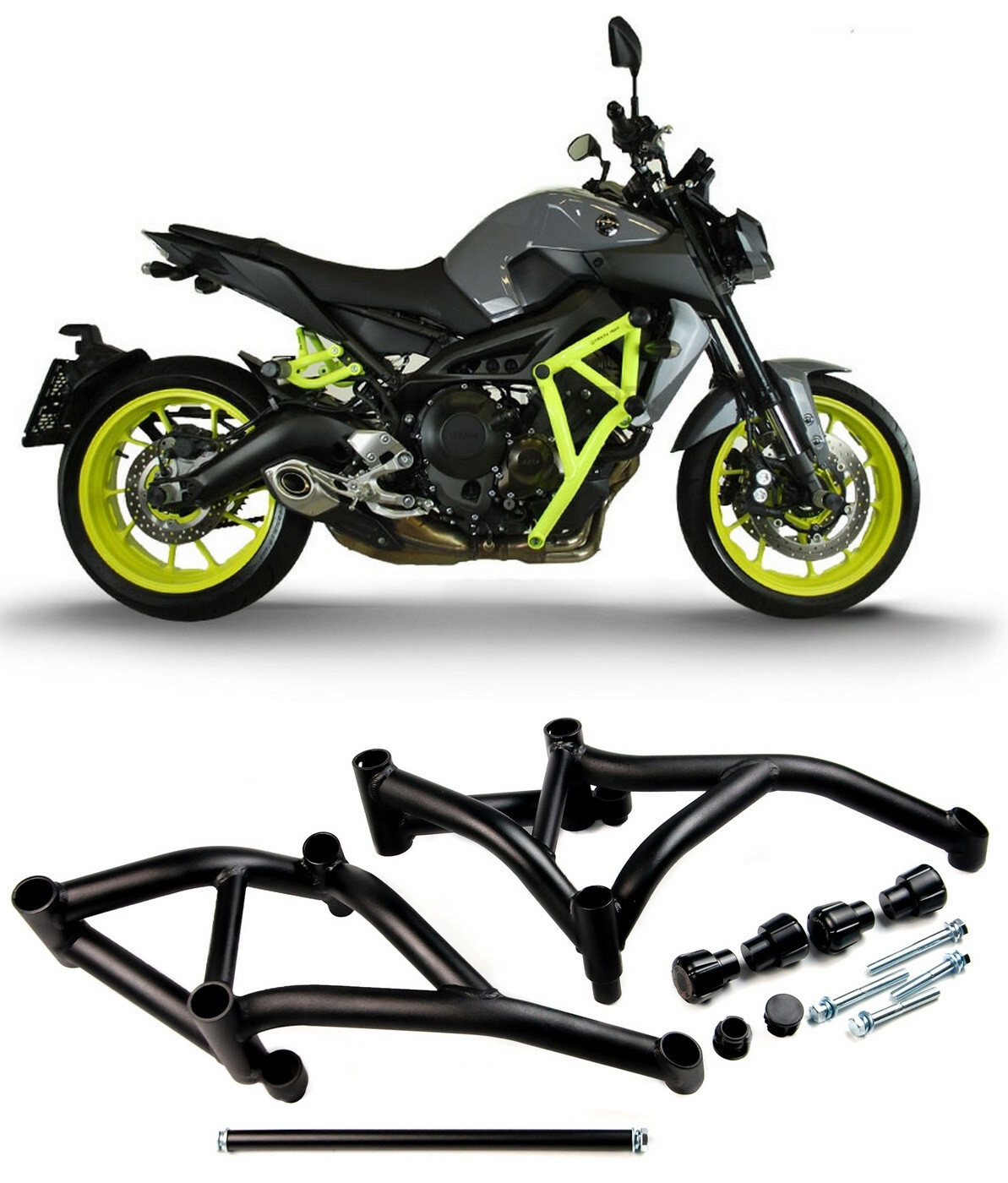 Engine Guard Cage for Yamaha MT-09 FZ-09 XSR900 2016-2021 CRAZY