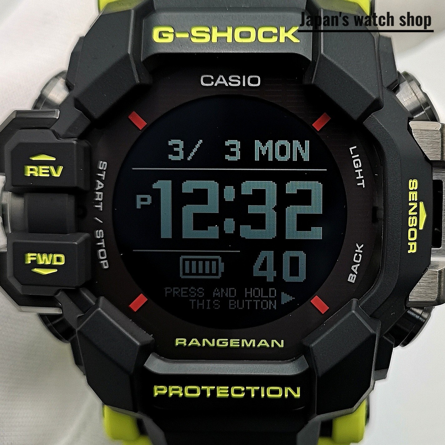 CASIO G-SHOCK GPR-H1000RY-1A9JR Black RANGEMAN Men's Watch New in