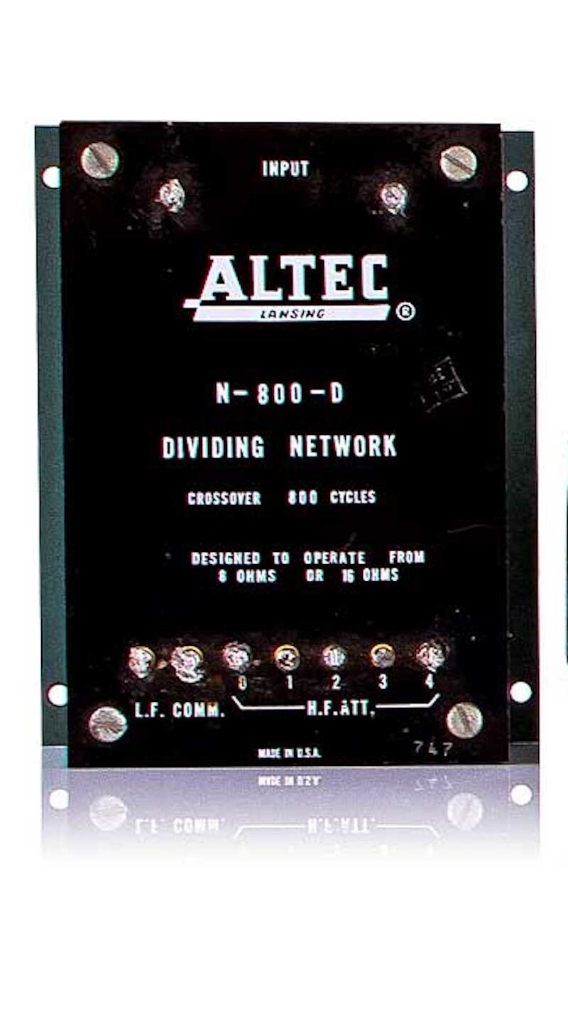 Altec N-800-D Vintage Rare N800D Dividing Network | eBay