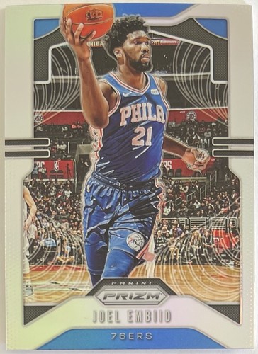 Joel Embiid 2019-20 Panini Prizm PRIZM Silver Basketball Card