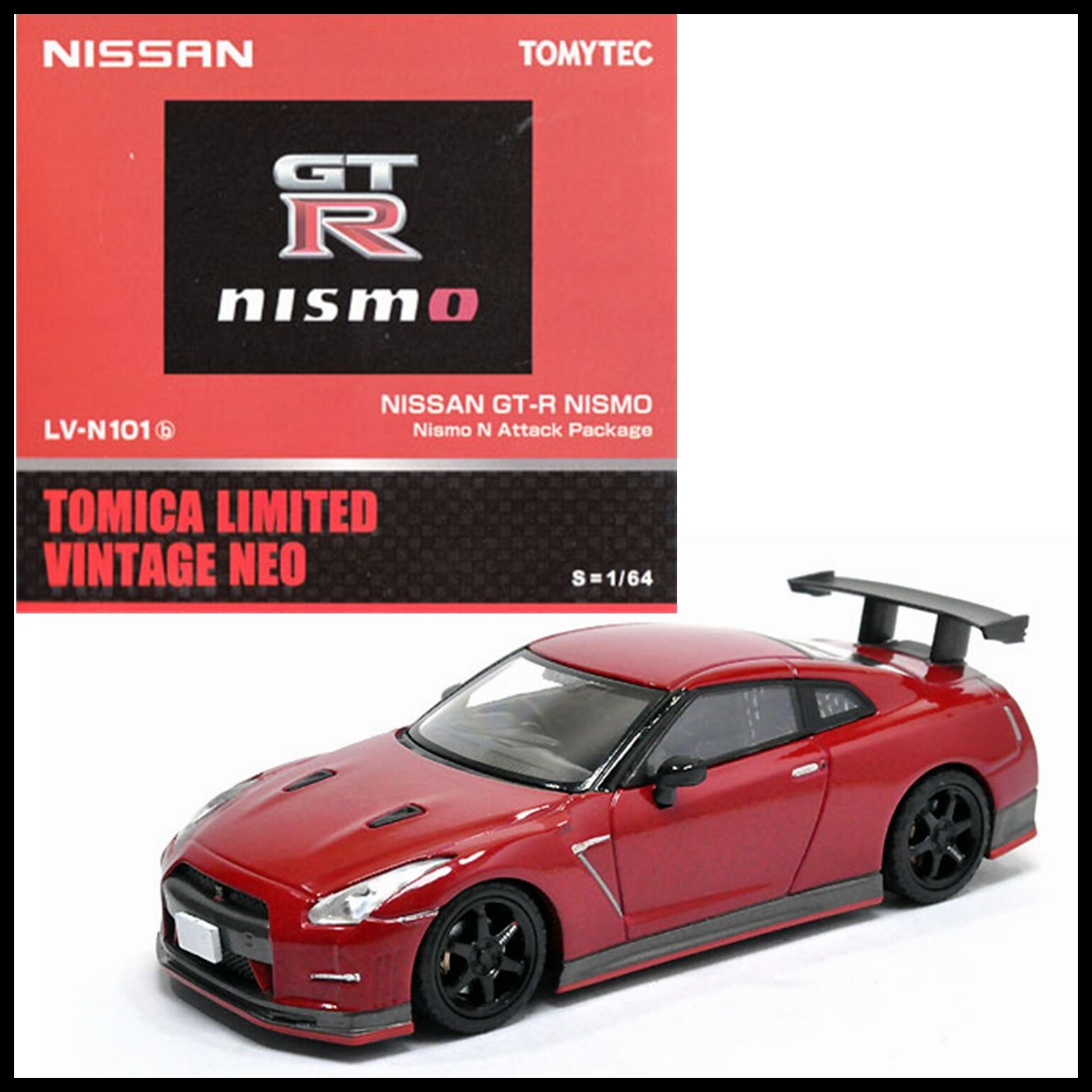 Tomica Limited Vintage NEO LV-N101b NISSAN GT-R R35 NISMO N Attack