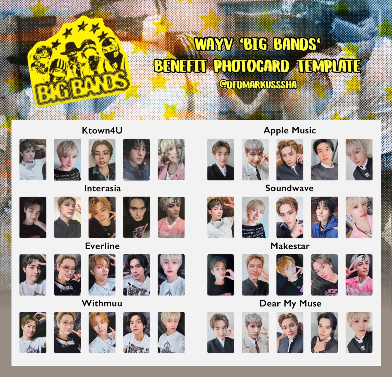 WAYV THE 7TH MINI ALBUM [BIG BANDS] OFFICIAL POB PRE ORDER BENEFIT