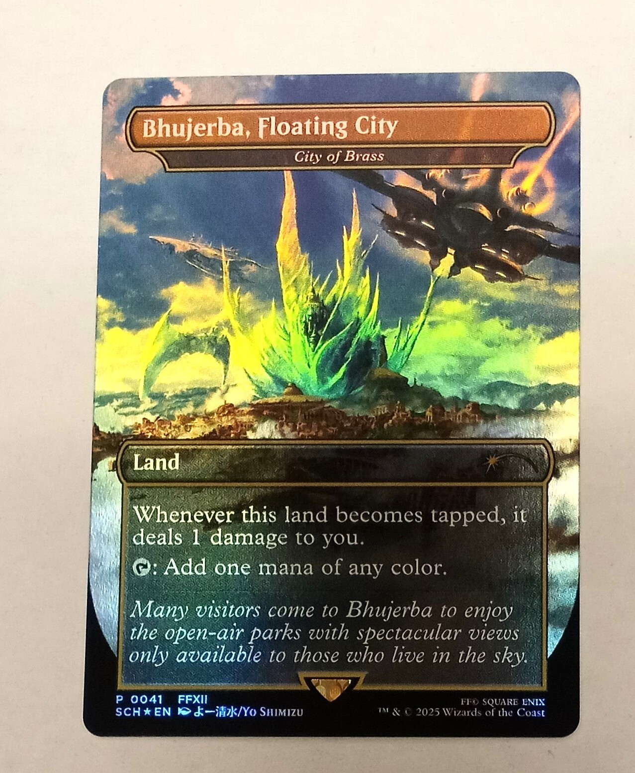 MAGIC THE GATHERING FINAL FANTASY BHUJERBA FLOATING CITY CHAMPION