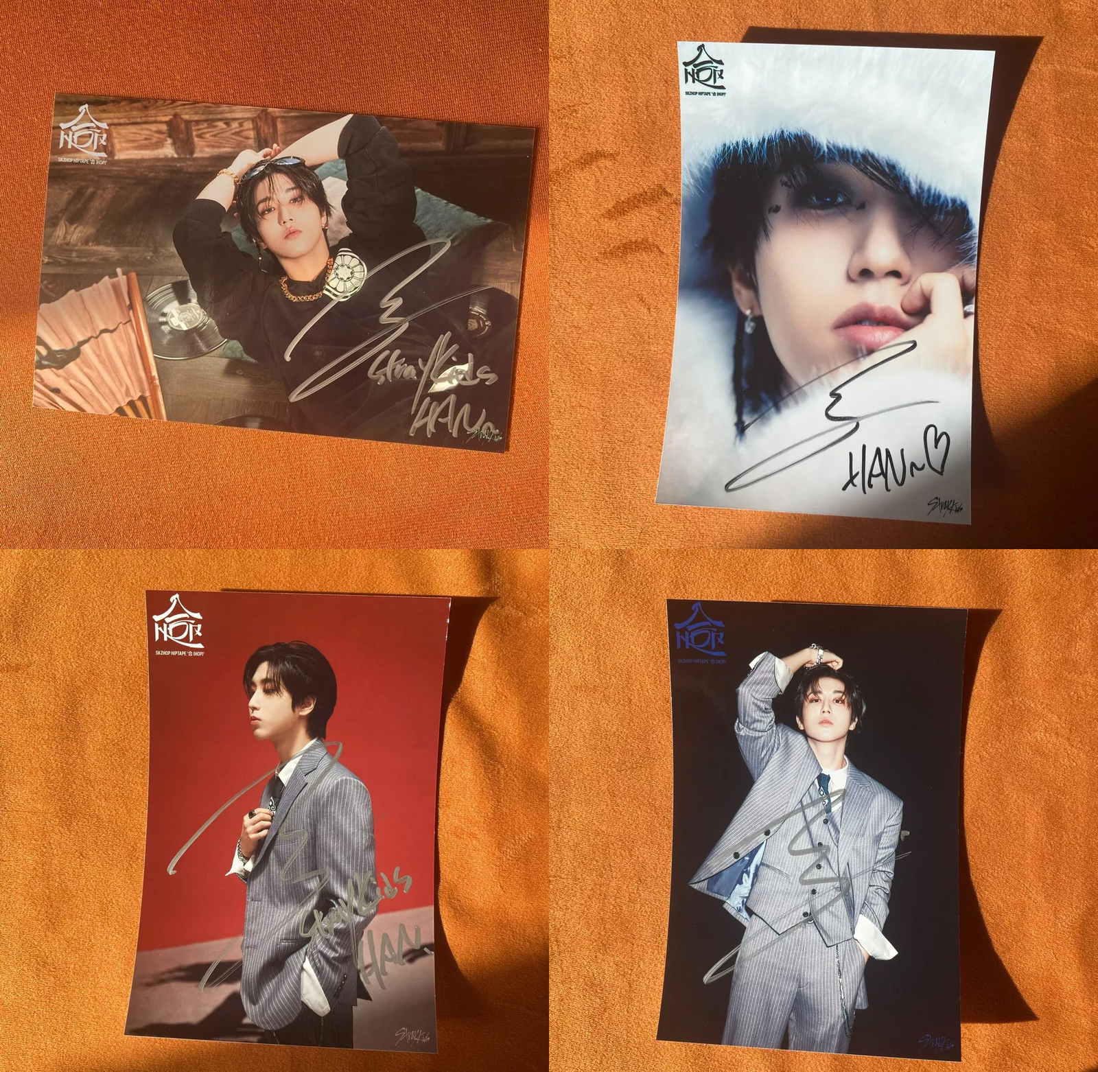 STRAY KIDS (HAN) 合 HOP WALKING ON WATER AUTOGRAPHED SIGNED PHOTO