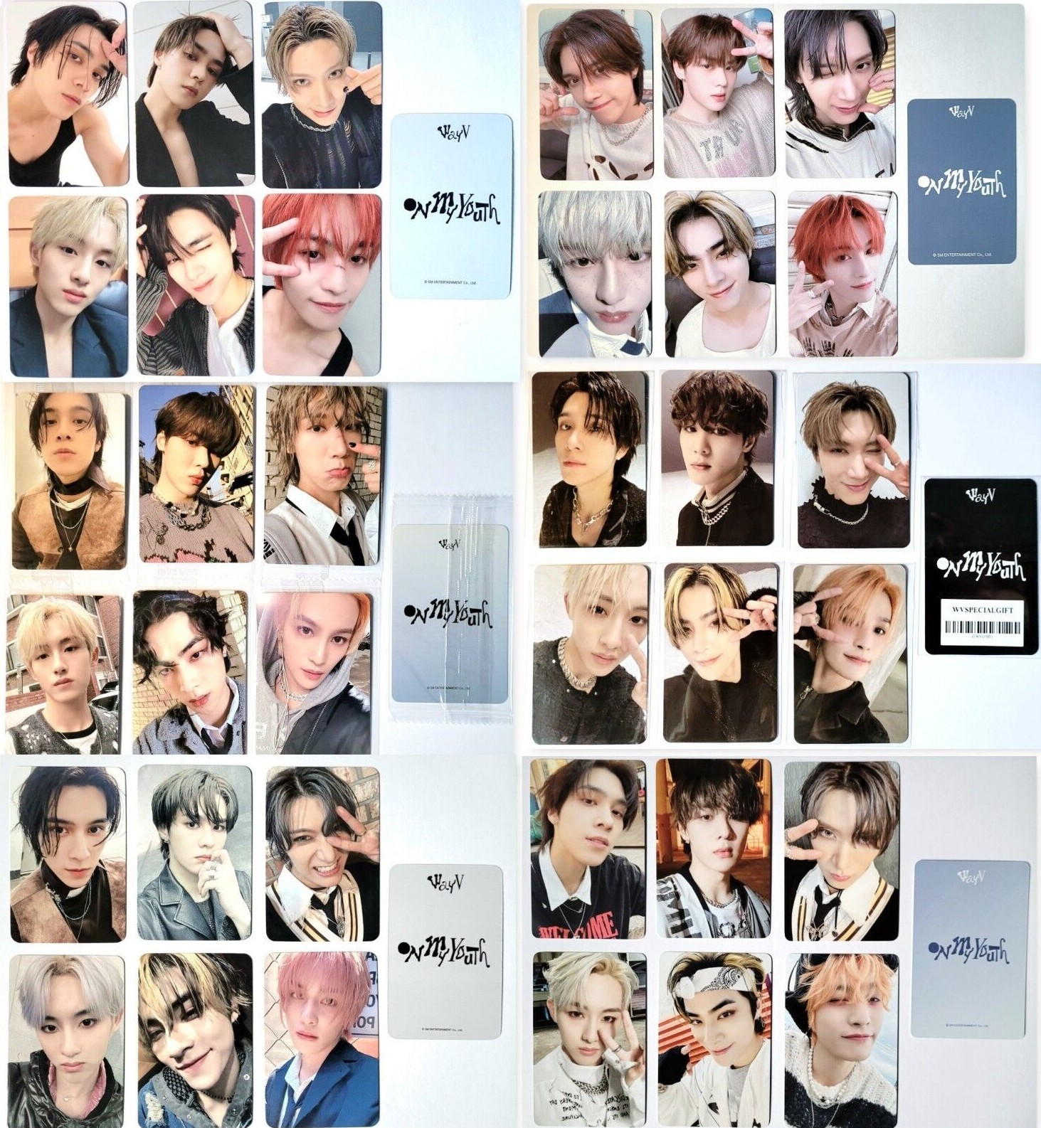 WAYV ON MY YOUTH PHOTOCARD -APPLE -EVERLINE -KTOWN -SM -SOUND