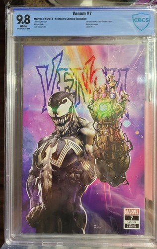 Venom 7 Frankies Comic Clayton Crain Infinity Gauntlet Var Donny