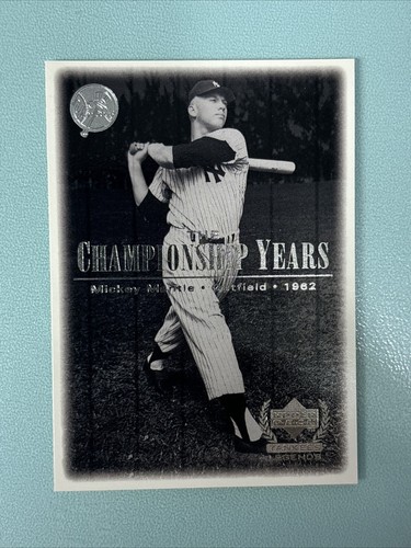 💥⚾Mickey Mantle 2000 Upper Deck Championship Years #85 New York