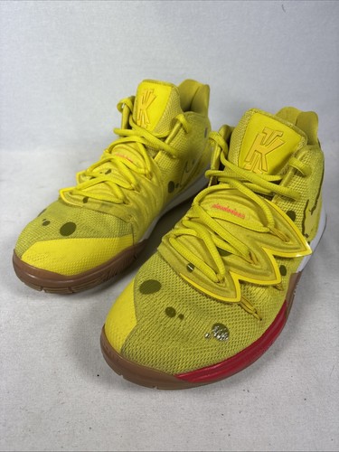 Nike Kyrie 5 GS Spongebob Squarepants Opti Yellow Red CJ7227-700