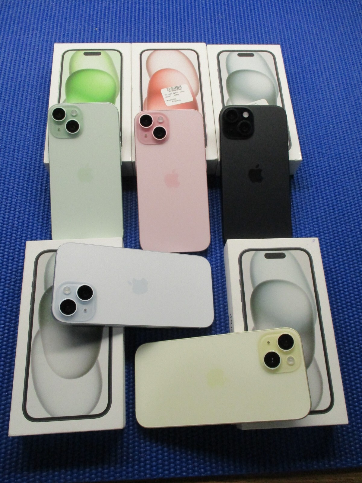 Apple iPhone 15 128GB A2846 Blue Pink Black Green Factory Unlocked