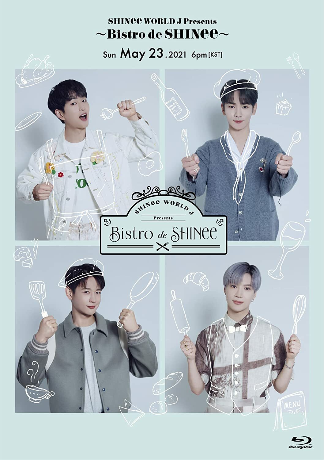 SHINEE WORLD J PRESENTS BISTRO DE SHINEE BLU-RAY + PHOTOBOOK LET