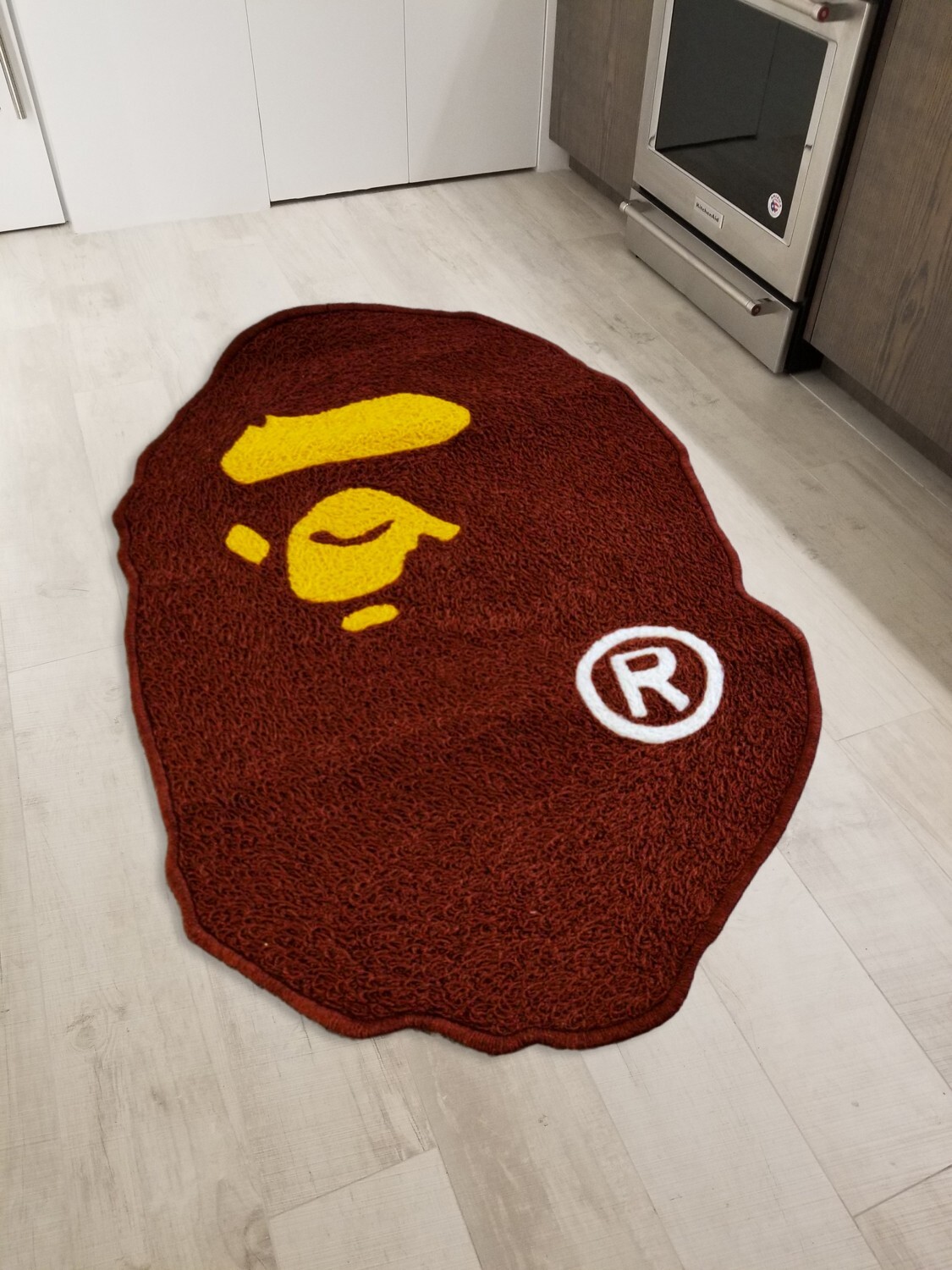 A Bathing Ape Bape Baby Milo Floor Mat Washable Area Rug Living