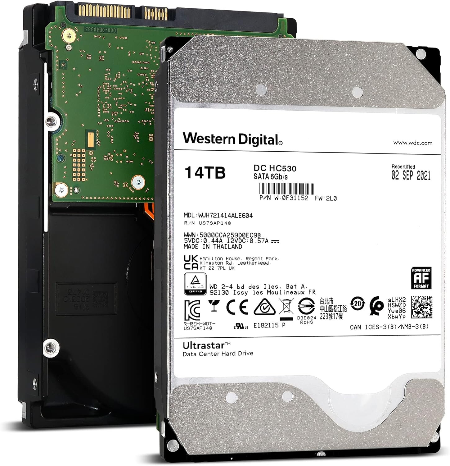 WD Ultrastar DC HC530 14TB SATA 6G 3.5