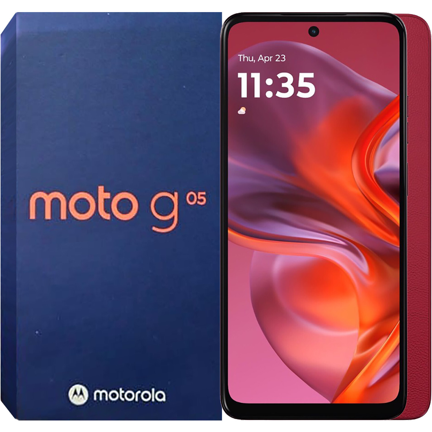 Motorola Moto G05 4G Plum Red 128GB + 4GB Dual-SIM Unlocked GSM
