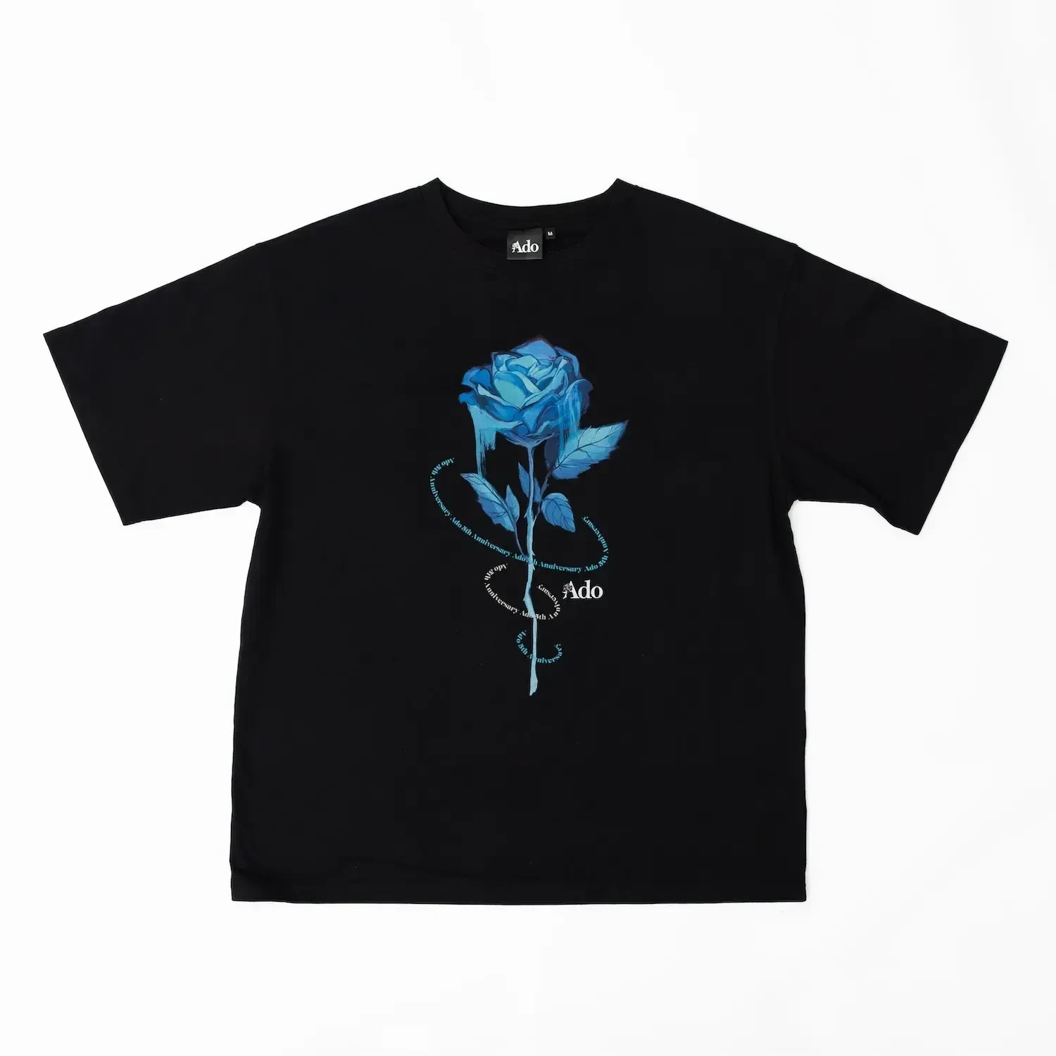 Ado 5th Anniversary POPUP STORE Blue Rose T-Shirt Size XXL
