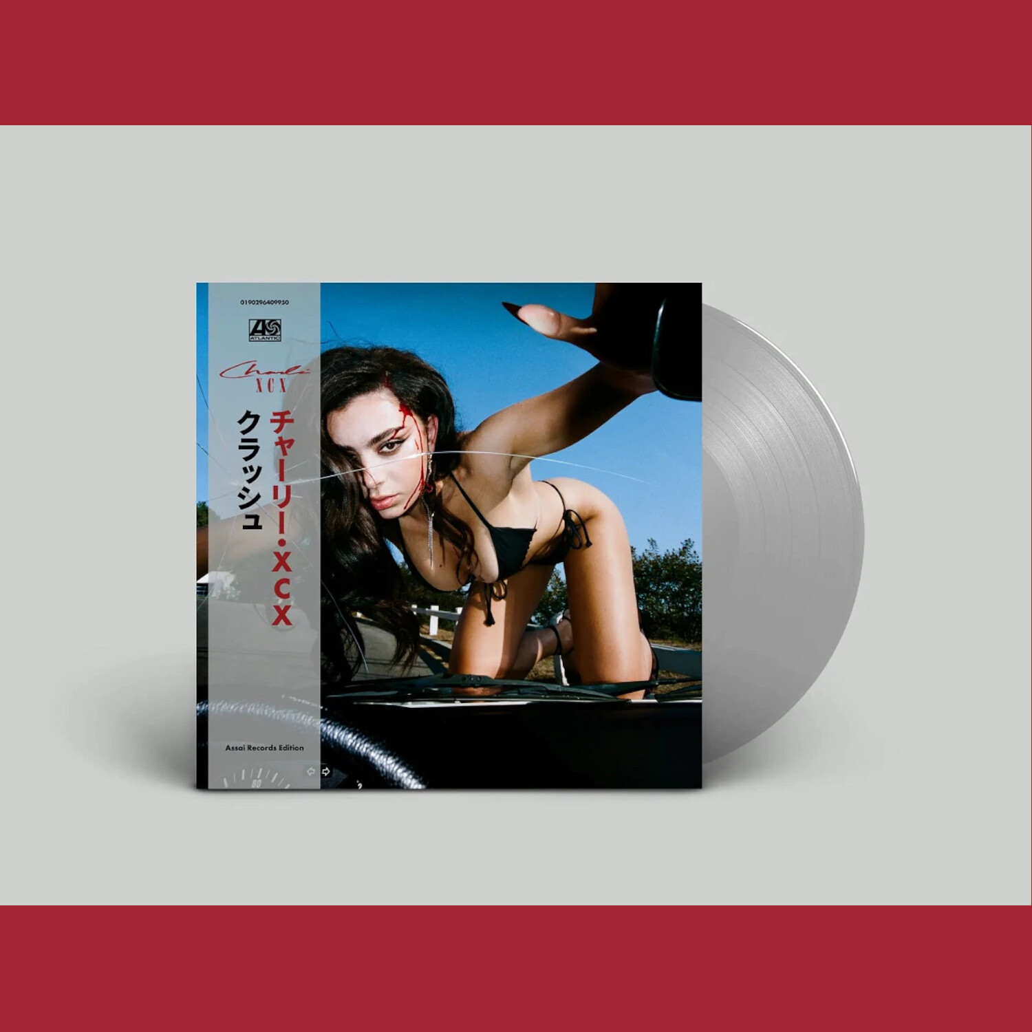 Charli XCX Crash Vinyl LP Grey Colour Assai Obi V2 Edition 2022
