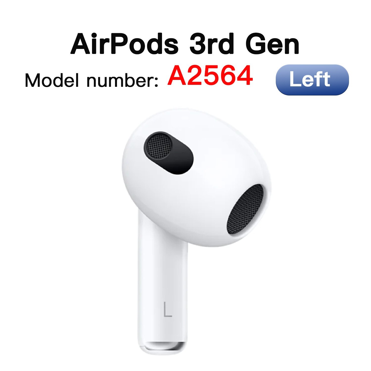 For Apple AirPods 3rd Generation Left Ear A2564 Right Ear A2565