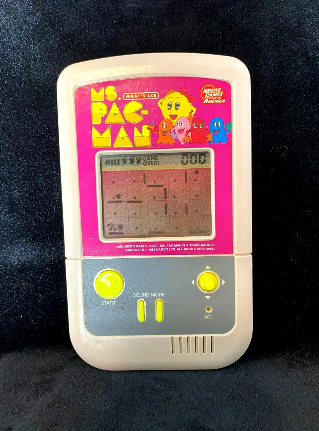 Ms. Pac-Man Vintage Hand-Held Game 1992 Works Great | eBay