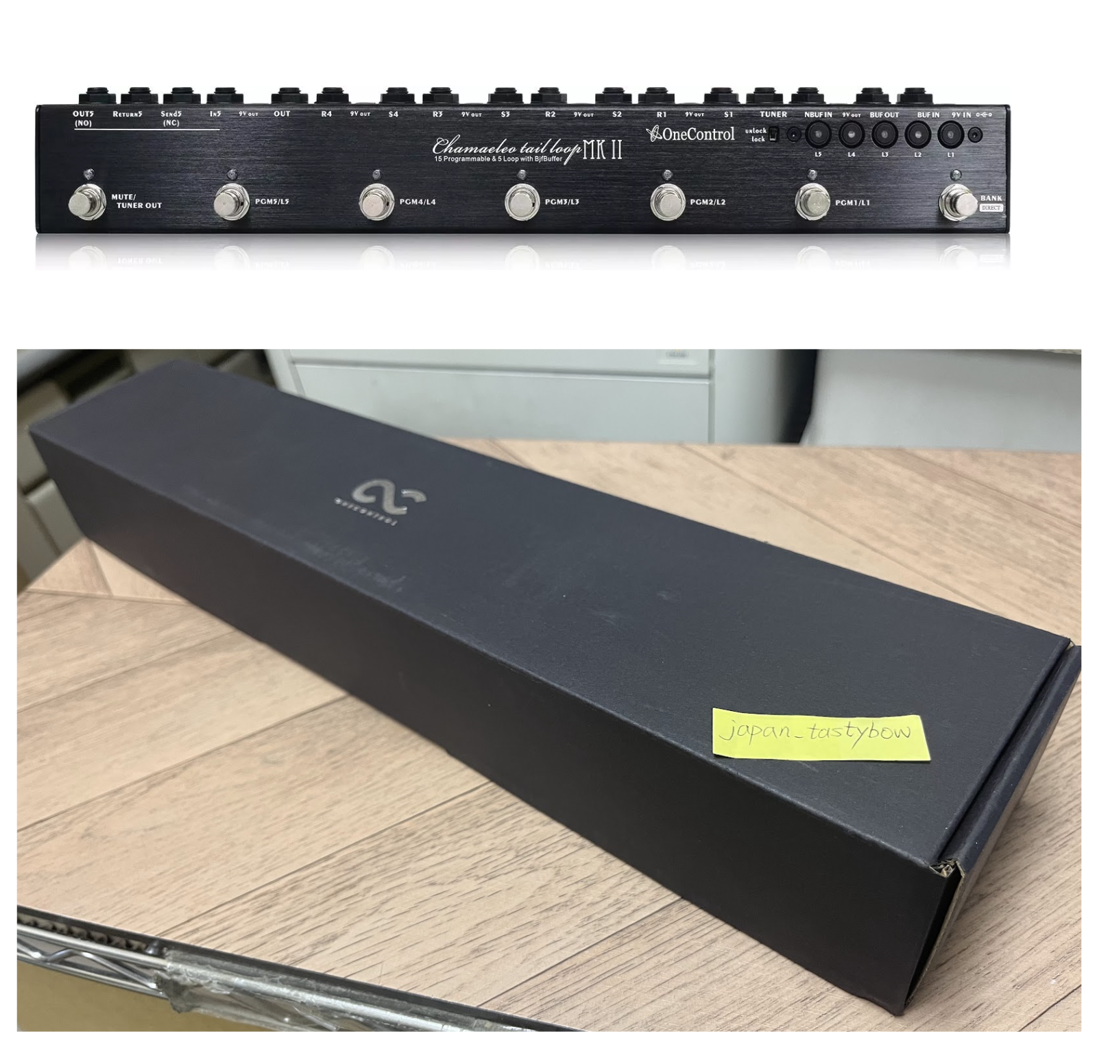 One Control Chamaeleo Tail Loop MK II 5 Programm Switcher Guitar