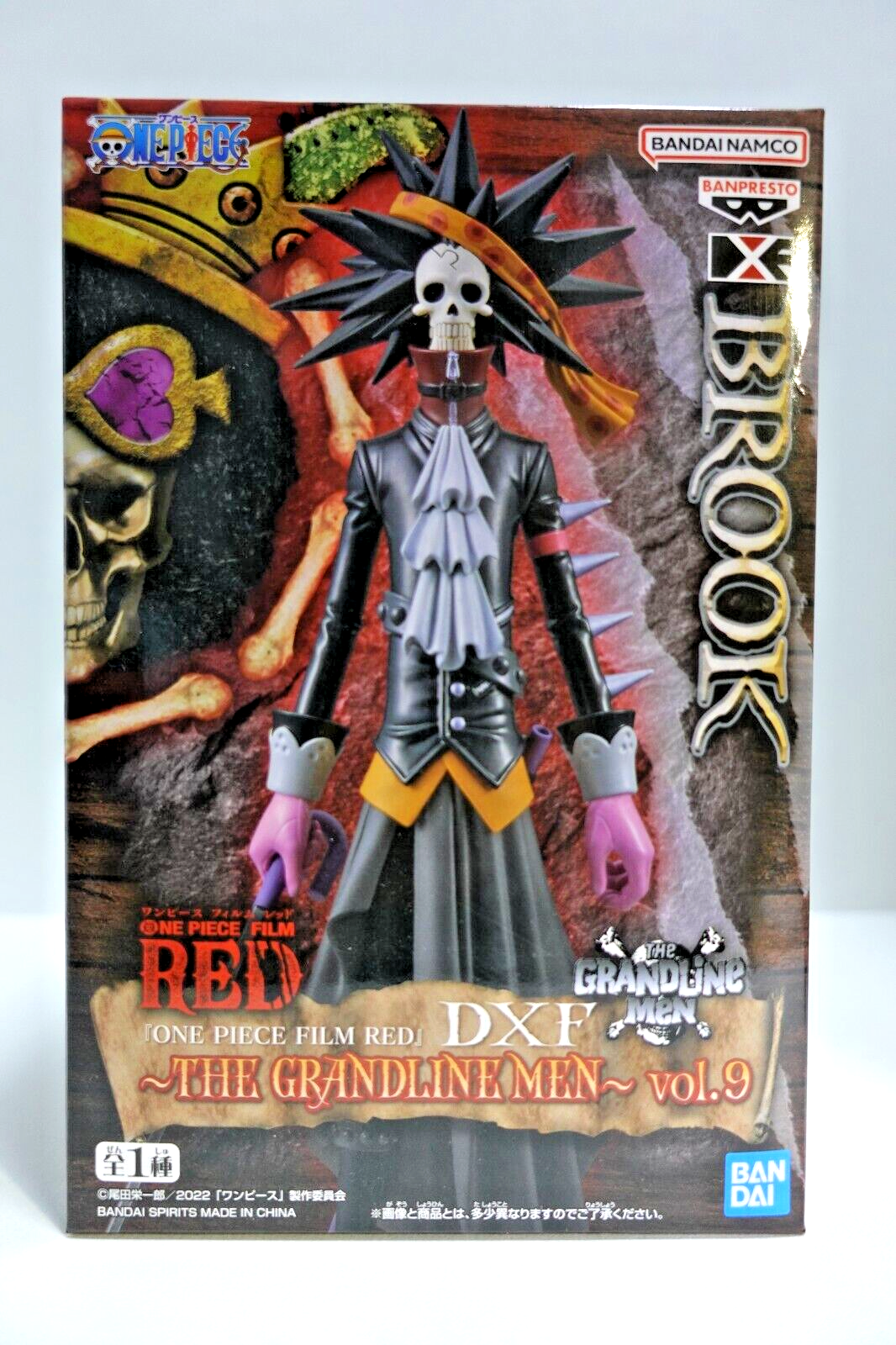 One Piece FILM RED Brook Figure DXF THE GRANDLINE MEN vol.9