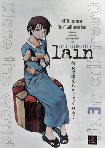 11x15 Serial Experiments Lain Poster Playstation 98 Hotsummer