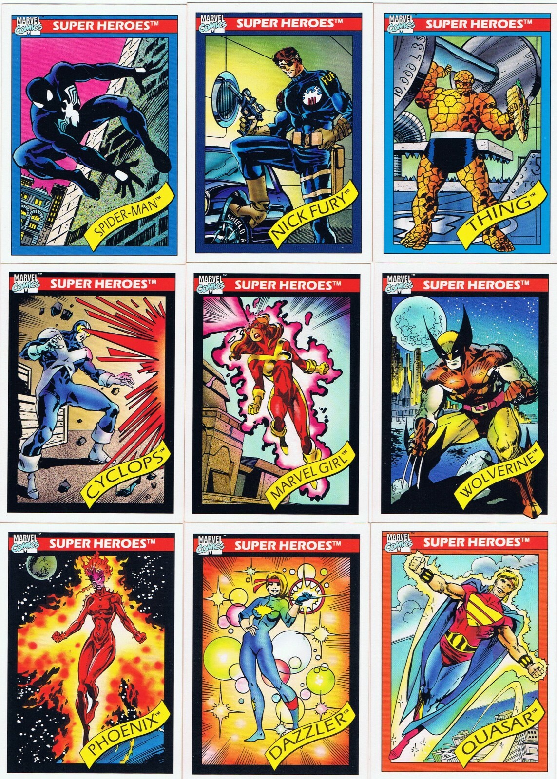 Marvel Universe Series 1 by Impel in 1990. Single Cards $1.00 +